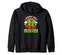I Noah Guy Qui Avait Une Paire de Serpents L'arche de Noé La Foi des Serpents Sweat à Capuche