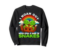 I Noah Guy Qui Avait Une Paire de Serpents L'arche de Noé La Foi des Serpents Sweatshirt
