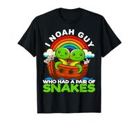 I Noah Guy Qui Avait Une Paire de Serpents L'arche de Noé La Foi des Serpents T-Shirt
