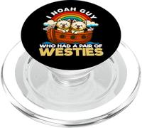 I Noah Guy Qui Avait Une Paire de Westies, l'arche de Noé PopSockets PopGrip pour MagSafe