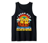 I Noah Guy Qui possédait Une Paire de Golden Retrievers, l'arche de Noé Débardeur