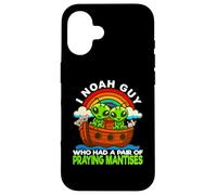 I Noah Guy Who Had A Pair of Priing Manises Noah's Ark Coque pour iPhone 16