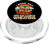 I Noah Guy Who Had A Pair of Wheatens Noah's Ark Religiious PopSockets PopGrip pour MagSafe