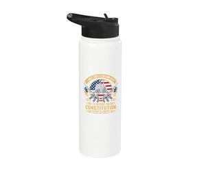I Once took a solemn serment to defend the Constitution Veteran Stainless Steel Insulated Water Bottle