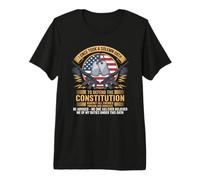 I Once Took a Solemn serment to Defend The Constitution Veteran T-Shirt Haut de Gamme