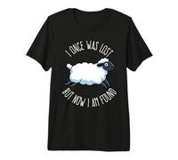 I Once Was Lost But Now I Am Found Verse de la Bible chrétienne T-Shirt Haut de Gamme