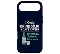 I Only Drink Soju 3 Days a Week Humour coréen drôle d'alcool Coque pour iPhone Air