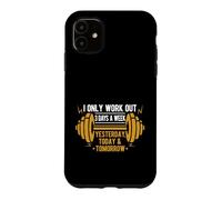 I Only Gym Workout Out 3 Days a Week Hier, Aujourd'hui et Demain Coque pour iPhone 11