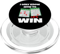 I Only Know How to Win Gagnant d'une Carte Funny Bingo Champ Player PopSockets PopGrip pour MagSafe