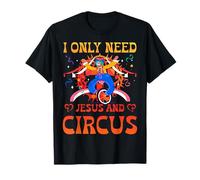 I Only Need Jesus and Circus Carnival Party Staff Dompteur T-Shirt