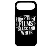 I Only Trust Films in Black and White Funny Film Buff Citation Coque pour iPhone Air