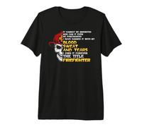 I Own It Forever The Title Firefighter Fireman Firefighters T-Shirt Haut de Gamme