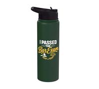 I Passed The Bar Exam Law School Graduation Student Graduate Stainless Steel Insulated Water Bottle