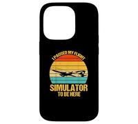I Paused My Flight Simulator To Be Here Hélice Avion Coque pour iPhone 14 Pro