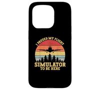 I Paused My Flight Simulator To Be Here Hélice Avion Coque pour iPhone 15 Pro