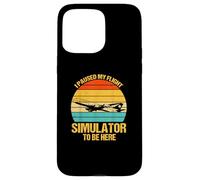 I Paused My Flight Simulator To Be Here Hélice Avion Coque pour iPhone 15 Pro Max