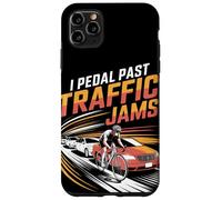 I Pedal Past Traffic Embouteillages Vélo Coque pour iPhone 11 Pro Max