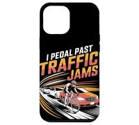 I Pedal Past Traffic Embouteillages Vélo Coque pour iPhone 12 Pro Max