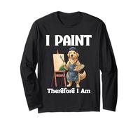 I Peint Therefore AM Art Peinture Artistique peintures à l'huile Manche Longue
