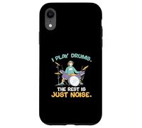 I Play Drums The Rest is Just Noise pour Les batteurs Coque pour iPhone XR