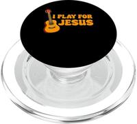 I Play for Jesus Church Guitare Religieuse pour Enfants PopSockets PopGrip pour MagSafe