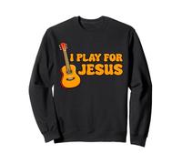 I Play for Jesus Church Guitare Religieuse pour Enfants Sweatshirt