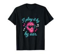 I Play It By Ear Musique Humour Note d'oreille T-Shirt