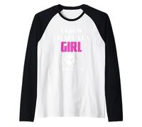 I Play Like A Girl.. Try & Keep Up - Football féminin Manche Raglan