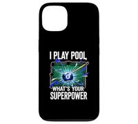 I Play Pool What's Your Superpower 8 Ball Billiards Player Coque pour iPhone 13