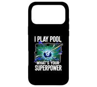 I Play Pool What's Your Superpower 8 Ball Billiards Player Coque pour iPhone 17 Pro Max