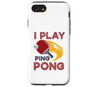 I Play Table Tennis Retro Sports Player Paddle Funny Coque pour iPhone SE (2020) / 7/8