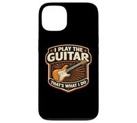 I Play The Guitar That's What I Do Joueur de Guitariste Vintage Coque pour iPhone 13
