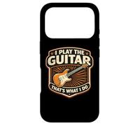 I Play The Guitar That's What I Do Joueur de Guitariste Vintage Coque pour iPhone 17 Pro