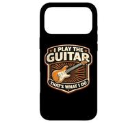 I Play The Guitar That's What I Do Joueur de Guitariste Vintage Coque pour iPhone 17 Pro Max