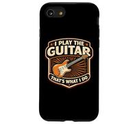 I Play The Guitar That's What I Do Joueur de Guitariste Vintage Coque pour iPhone SE (2020) / 7/8
