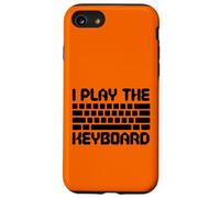 I Play The Keyboard Funny Computer Programmer Coder Coque pour iPhone SE (2020) / 7/8