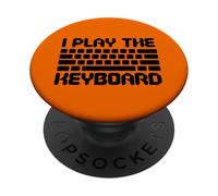 I Play The Keyboard Funny Computer Programmer Coder PopSockets PopGrip Adhésif