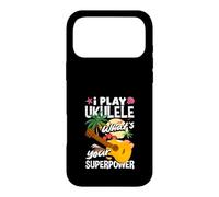 I Play Ukulele Whats Your Superpower Musicien Amateur de Musique Coque pour iPhone 17 Pro Max