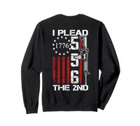 I Plead The 2nd Amendment - Pro Gun AR15 Fusil 5,56 mm (arrière) Sweatshirt
