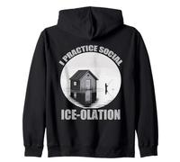 I Practice Social Ice olation Sweat à Capuche