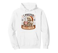 I Prefer Halloween Squelette Hot Cocoa Winter Design Sweat à Capuche