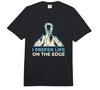 I Prefer Life on The Edge Boulderer Comfort Colors Adult Heavyweight T-Shirt