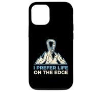 I Prefer Life on The Edge Boulderer Coque pour iPhone 12/12 Pro