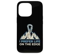 I Prefer Life on The Edge Boulderer Coque pour iPhone 13 Pro