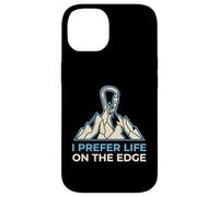 I Prefer Life on The Edge Boulderer Coque pour iPhone 14