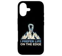 I Prefer Life on The Edge Boulderer Coque pour iPhone 17