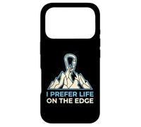 I Prefer Life on The Edge Boulderer Coque pour iPhone 17 Pro