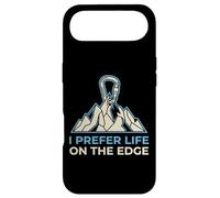 I Prefer Life on The Edge Boulderer Coque pour iPhone Air