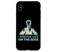 I Prefer Life on The Edge Boulderer Coque pour iPhone XS Max