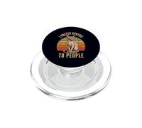 I Prefer Sphynx to People Funny Cat Owner Introverti PopSockets PopGrip pour MagSafe